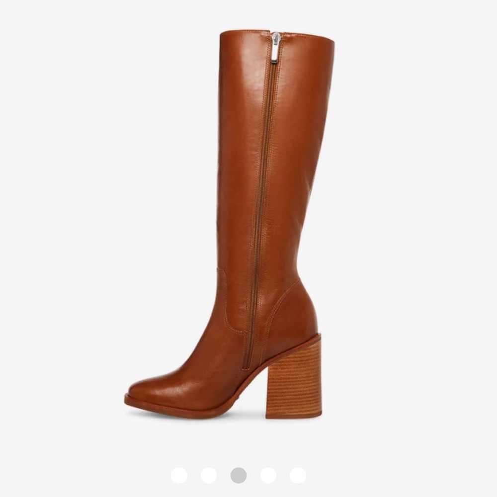 Steve Madden LIZA TAN LEATHER Boot size 8 - Picture 3 of 6